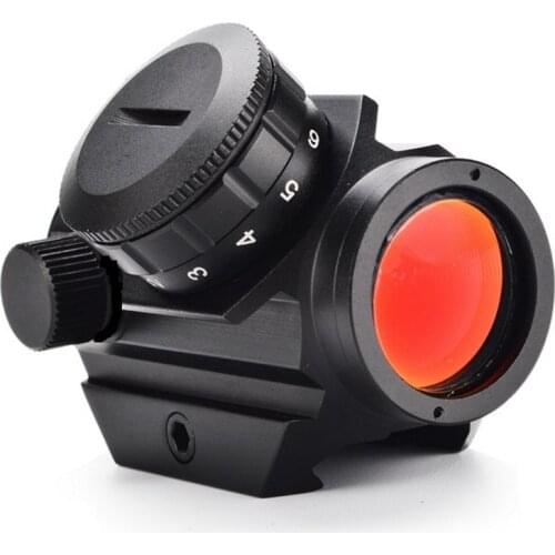 1x25mm Heighten Rail Holographic T1G Mini Red Dot Pointer Scope Sight for Telescope Riflescope Army Hunting Accessories