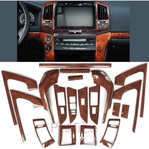 2008-2015 Wooden Color Decoration Mouldings For Toyota Land Cuiser 200 Package Car SUV Styling Accessories