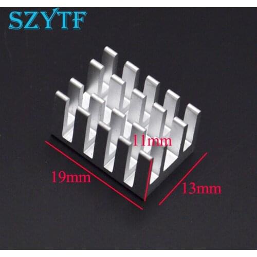 5pcs Heat sink 19*13*11MM (silver slot) high-quality radiator