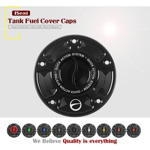 CNC Racing Aluminum Motorcycle Fuel Tank Cap Gas Cap Cover Quickly Release Keyless for SUZUKI SV 650 SV650 2003-2020 SV1000/S