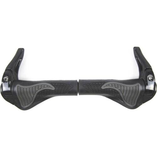 Bicycle Bike MTB Components Bar ends Handlebar Rubber & Aluminum Barend Handle bar Ergonomic Push On Soft , 2 Colors