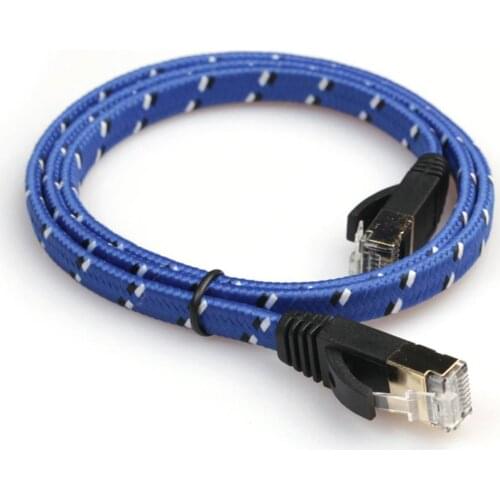 50cm CAT-7 10 Gigabit Ethernet Cable Modem Router RJ45 for LAN Network Cable CAT7 Lan Cable for Adapters Hubs Routers Switches