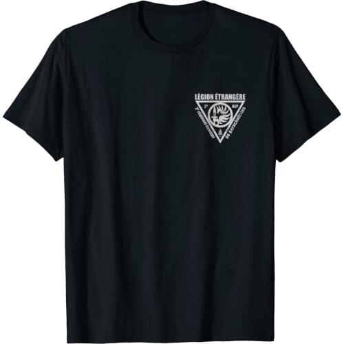 Foreign Legion Paratrooper Men T Shirt 2 Rep (front/back) Shirts Short Casual 100% COTTON O-Neck Harajuku