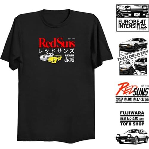 Initial D Shirt Drift Japanese Anime AE86 Car T Shirt men Harajuku Tshirt Car Racer Lover 2021 male Fashion Clothing