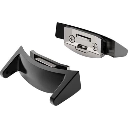 H7JF 2Pcs Stainless Steel Watch Band Connector Adapter 20mm for samsung Gear S2 RM-720