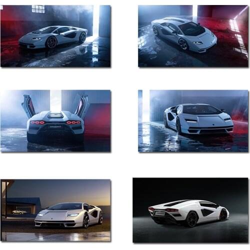 Lamborghini Countach LPI 800 Wall Art Poster Print Nordic Canvas Painting Pictures Living Room Decoration