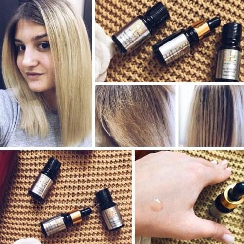 PURC Morocco Argan Oil Scalp for Frizzy Dry Hair Keratin Repair Treatment Hair Care Keratin Hair Split Ends Conditioner 10ml