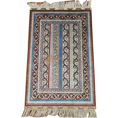Seeykeep™ 2x3ft Rectangle Pure Silk Handknotted Oriental Rug-SK3036012