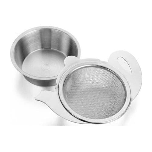 Stainless Steel Tea Strainer with Handle Mesh Infuser Container Holder for Teapot Mugs Cups Loose Tea Brewing Tools SN2702