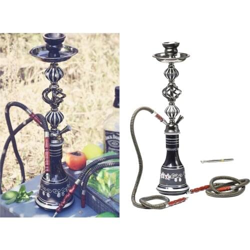 Glass Hookah Shisha Cup Smoking Accessories Double Pipe Shisha Hookah Set