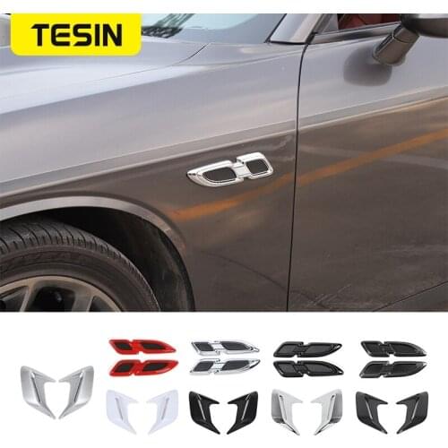 TESIN Universal Accessories Car Side Body Hood Grille Fender Air Vent Intake Trim Cover For Dodge Ram 1500 For Suzuki Jimny