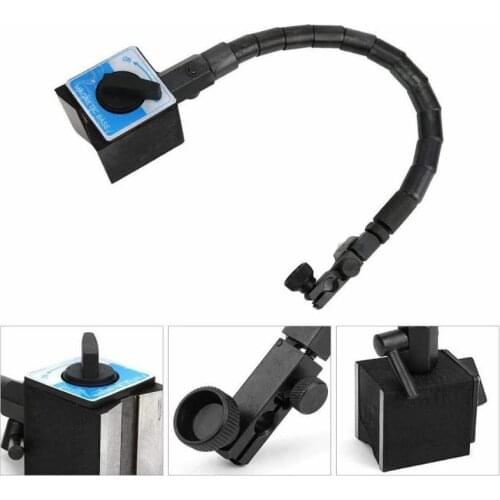 Force 60kg snake universal magnetic gauge stand for indicator gauge magnetic dial indicator stand flexible magnetic base holder