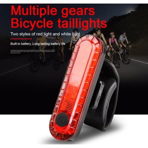 Bike Tail Light Ultra Bright Bike Light USB Rechargeable LED Bicycle Rear Light Waterproof Helmet Lamp 4 Modes For Cycling Safet