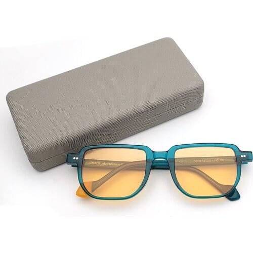 Vintage Oversize Square Sunglasses Luxury Brand Black Blue Big Frame Sun Glasses Men Male Women Female Shades Coulos