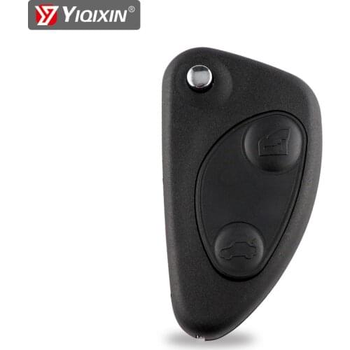 YIQIXIN For Alfa Key Case New High Quality 2 Button Folding Remote Car Key Shell For Alfa Romeo 147 156 166 GTSIP22 Replacement