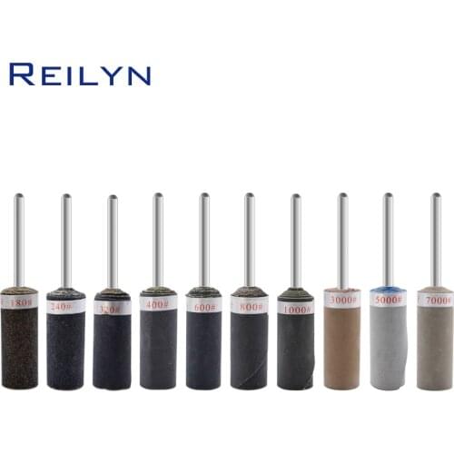 Freeshipping 5pcs sand paper polishing bits abrasive mops-wheel spindle mops sand paper wheel mounted flap wheels