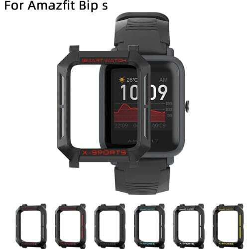 Case for Amazfit Bip s Shockproof Bip/ Bip Lite Protective Shell SIKAI For XiaoMi HuaMi Smart Watch Cover Accessories