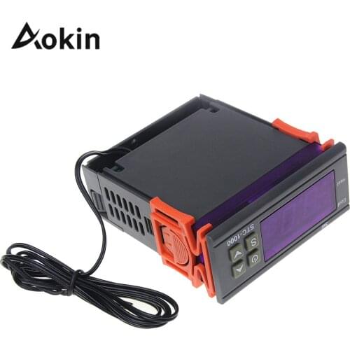 STC-1000 LEVOU Digital Temperature Controller Thermogul Sensor 12 V 24 V 220 thermostat With Heater and Coolant