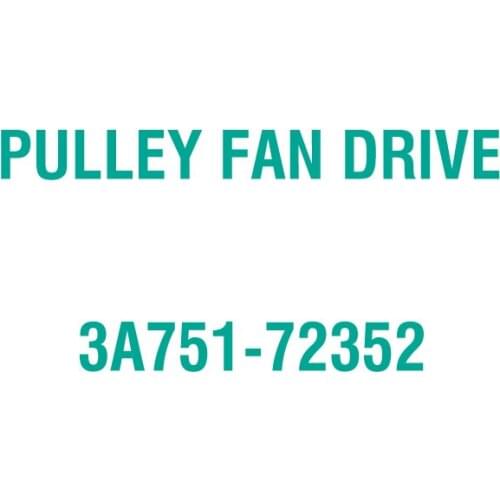 For Kubota 3A751-72352 PULLEY FAN DRIVE