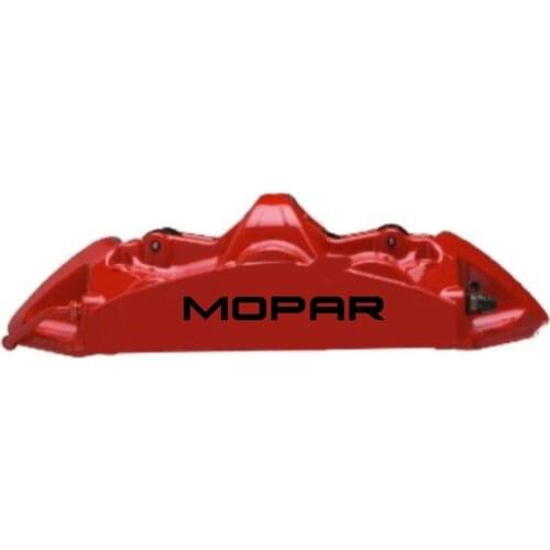 For Mopar Brake Caliper High Temp Vinyl Decal Sticker (Any Color) Car Styling