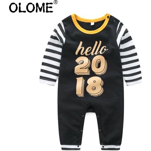 OLOME Spring Baby Onesie Cotton Sleepwear for Newborns Cute Infant Romper Suit Unisex Baby Boy and Girl Jumpsuit Toddler Clothes
