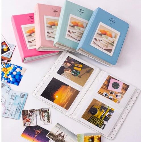 64 Pockets Polaroid Photo Album Mini Instant Picture Case Storage For Fujifilm Instax Mini Film 8 Korea Instax Album Fotografia