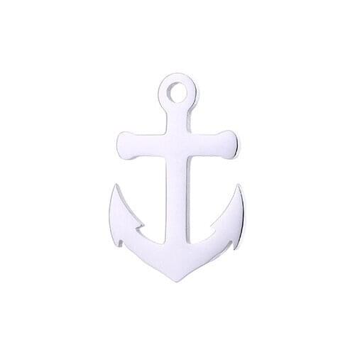 Stainless Steel Pendant Anchor Accessories Sailor Hollow Out Accessories Rudder Ocean Breeze Accessories Apparel Summer Diy
