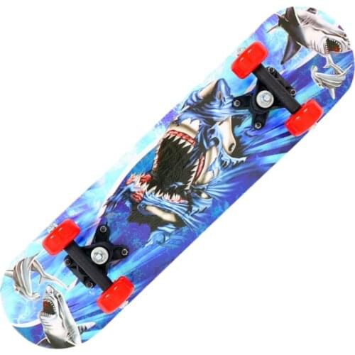 Novel-Penny Board Double Kick Deck Concave Skateboards Longboard Skateboards for Youths Beginners Skateboard