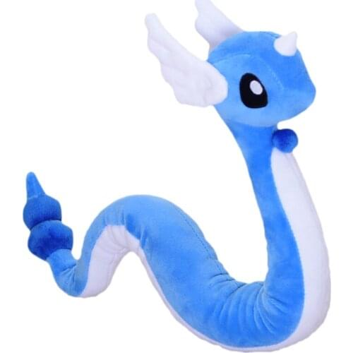 Pink Dragonair plush Dragonite doll cute soft Cartoon Anime dragon toys for kid Children day gift