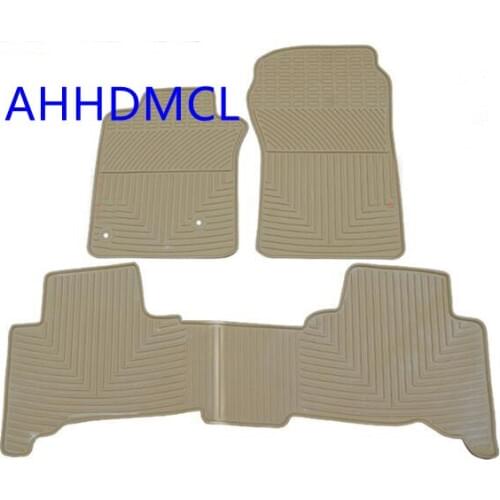 Car Rubber Mats Floor Mats Anti Slip Mat Carpets Feet Pads For Land Cruiser Prado 2010 2011 2012 2013 2014 2015 Left Hand Drive