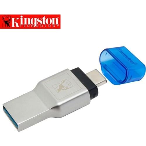 Kingston Micro SD Card Reader USB 3.1 Type-A and Type-C Dual Interface USB Card Reader USB 3.0 Memory Stick Pro Duo Card Reader