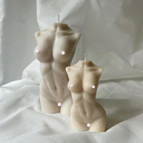 15cm Human Body Candle Mold DIY Handmade Aromatherapy Candle Making Tools Art Body Candle Silicone Mold Home Decoration