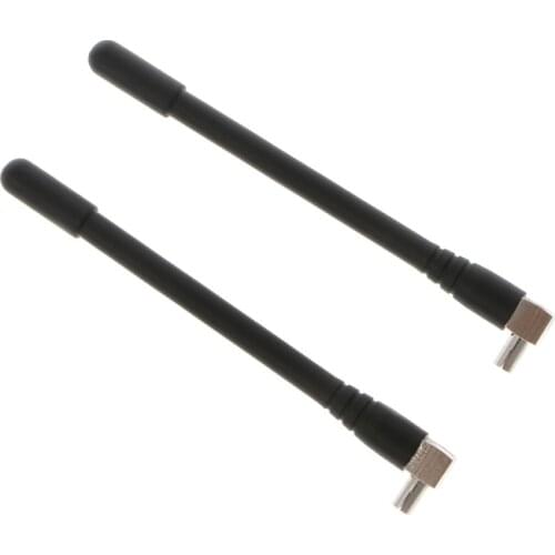 2 Pcs GSM 2.4G Antenna with TS9 Plug Connector 1920-2670 Mhz For Huawei Modem
