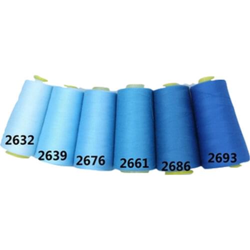 3000 yards 40s/2 high speed sewing thread polyester sewing thread type manual line 402 -embroidery brown color series