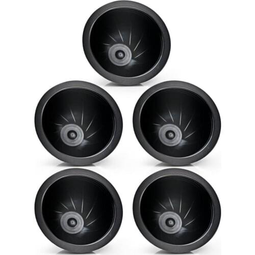 80% Hot Sale 5Pcs/Set Disposable Refillable Coffee Filter Cup Capsule for Nespresso Vertuo