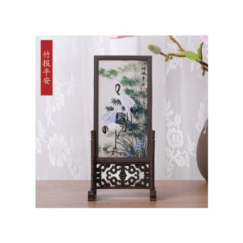 A1 Home decoration Small screen desk furnishings Small screen Chinese style gifts Gifts and Crafts with Chinese Characteristics