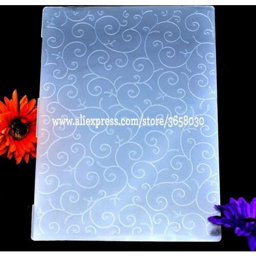 A4 Size Leaves Plastic Embossing Folder For Scrapbook DIY Album Card Tool Plastic Template 29.7x21cm 8070515