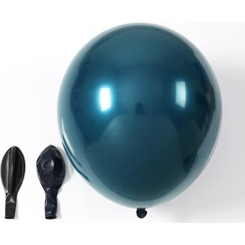 5pcs 24 Inch Double Layer Teal Balloon Ocean Blue Color Big Size For Wedding Supplies Birthday Party Decorations Kids Globos