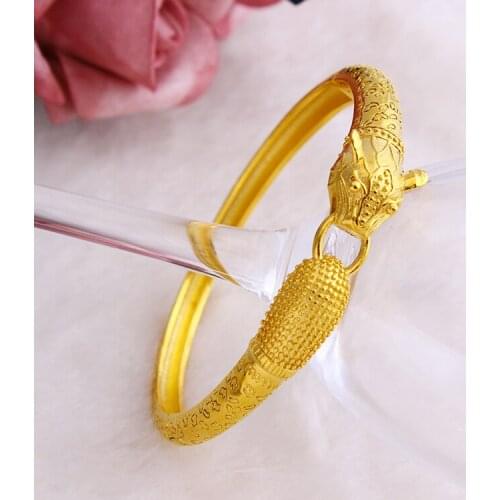 Indian Youth Leopard Head Bangle Jewelry Accessories Fashion Viking Mens Bangle&Bracelet Womens Bracelet