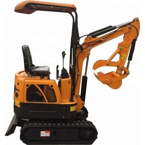 Micro mini excavator 1ton crawler small excavator with rubber track
