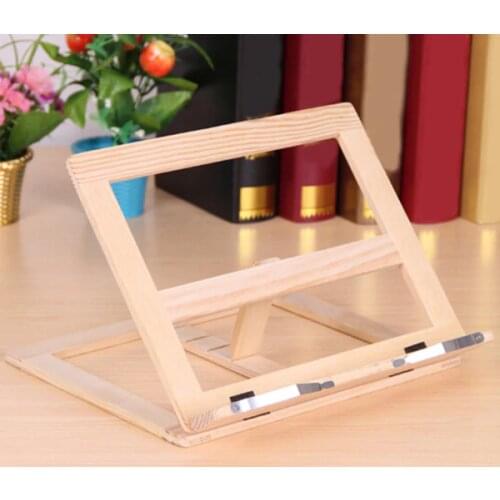 Multifunctional Foldable Wood Bookends Stand Cookbook Holder Reading Rack Wooden Reading Book Support Stand Holders rak buku