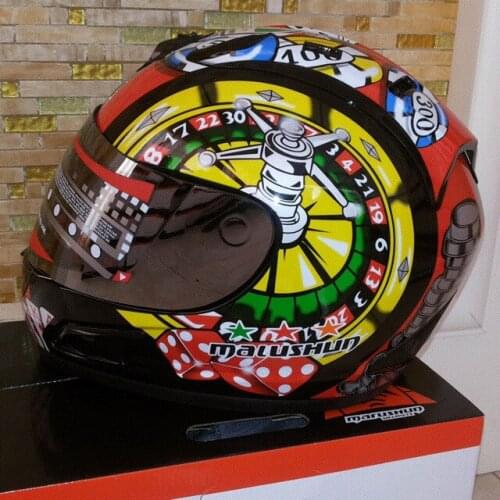 Malushun men and women motorcycle helmet full season full helmets winter thermal protection ski racing helmets Capacete