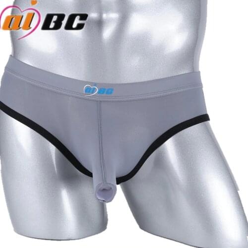 Men s briefs nice panties underwear hot selling aibc summer ice silk briefs leisure household 006 HSJ