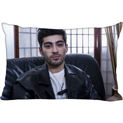 Zayn Malik Pillow Cover Bedroom Home Office Decorative Pillowcase Rectangle Zipper Pillow Cases Satin Fabric 10-10