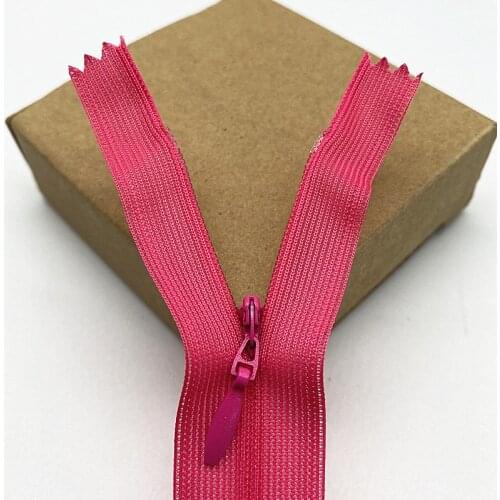 New 5pcs 25-35mm Invisible Lace Zipper Screen Side Color Invisible Zipper Nylon for Sewing Garment Accessories DIY #07