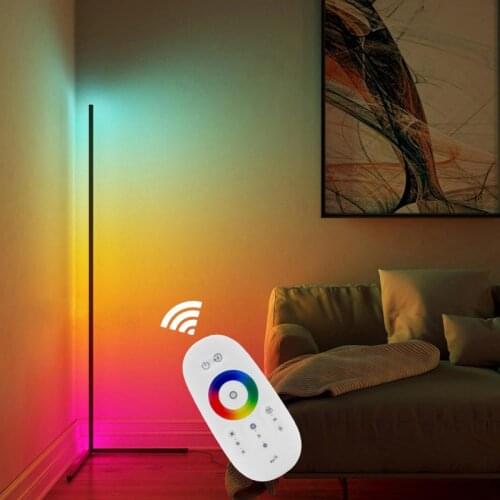 RGB dazzling wall corner lamp floor lamp magic LED atmosphere light right angle dimming light type