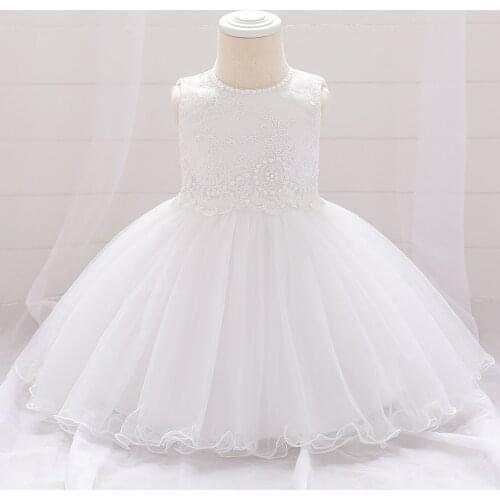 Summer Toddler Baby Girls Dress Kids Sleeveless Wedding Dresses Children Clothing For Baby Girls Newborn Christening Gowns Dress