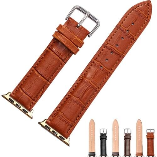 Replacement Leather Loop Band for iWatch 6 5 4 3 2 1 Classic Buckle 42mm 38mm 40mm 44mm Watch Strap for Apple Watch Band