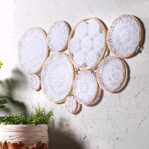 Nordic DIY Aesthetic Room Decor Tapestry Round Large Tapestry Bohemian Decor Wall Hanging Handmade Photography Room Headboard