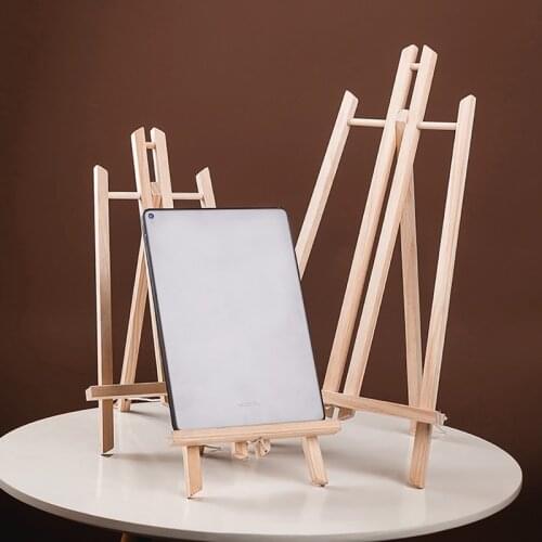 Beech Wood Table Easel Stand To Painting Craft Wooden Vertical Painting Technique Special Shelf For Art Supplies